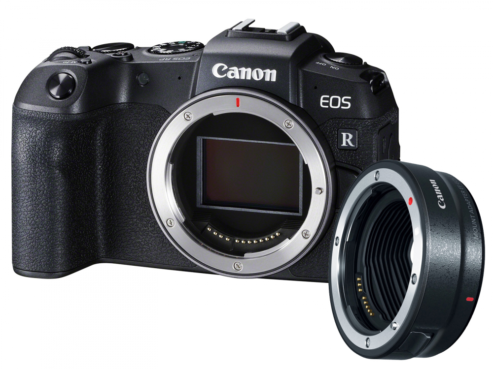 Фотоаппарат Canon EOS RP Body + EF-EOS R адаптер