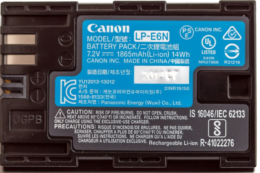Аккумулятор CANON LP-E6N
